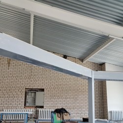 Сборка террасы со стеклянной крышей из современной немецкой профильной системы TS Aluminium